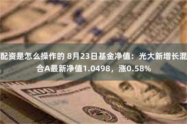配资是怎么操作的 8月23日基金净值：光大新增长混合A最新净值1.0498，涨0.58%