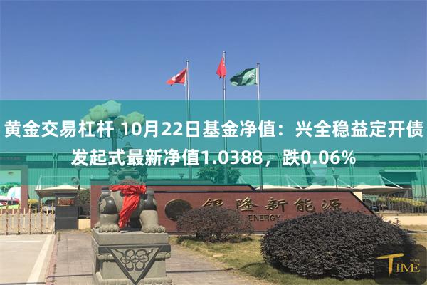 黄金交易杠杆 10月22日基金净值：兴全稳益定开债发起式最新净值1.0388，跌0.06%
