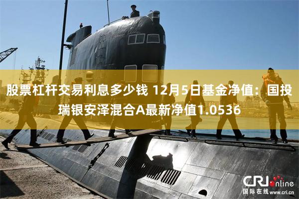 股票杠杆交易利息多少钱 12月5日基金净值：国投瑞银安泽混合A最新净值1.0536