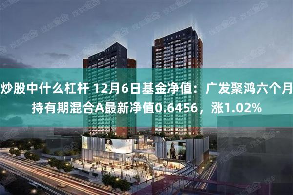 炒股中什么杠杆 12月6日基金净值：广发聚鸿六个月持有期混合A最新净值0.6456，涨1.02%