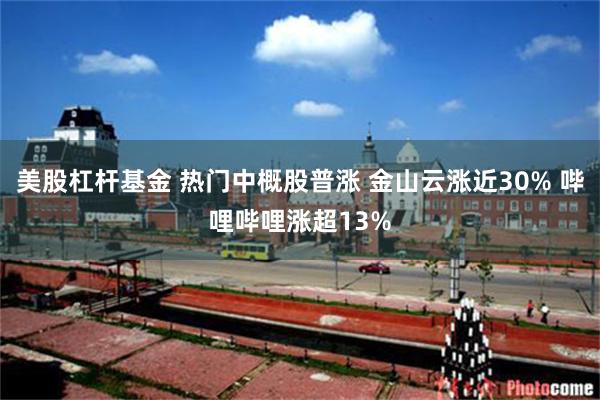 美股杠杆基金 热门中概股普涨 金山云涨近30% 哔哩哔哩涨超13%