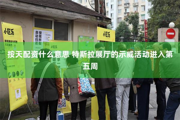 按天配资什么意思 特斯拉展厅的示威活动进入第五周