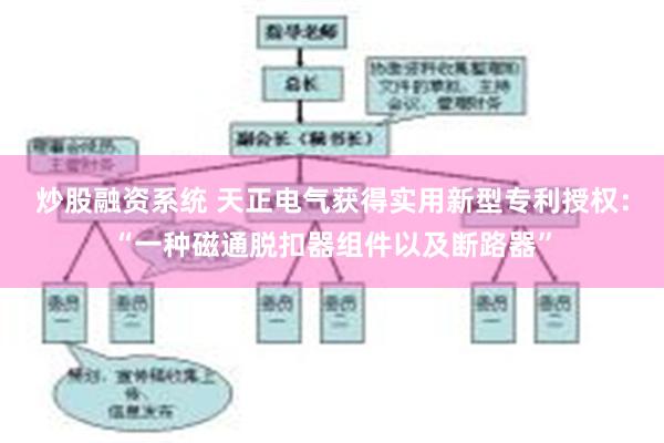 炒股融资系统 天正电气获得实用新型专利授权：“一种磁通脱扣器